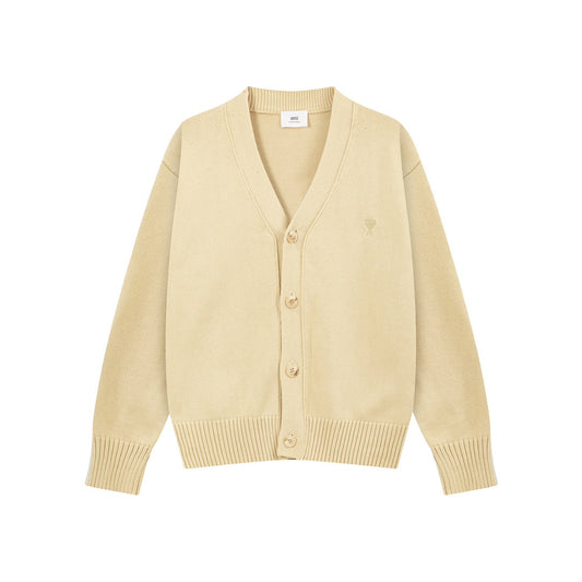 AMI  Cotton and wool cardigan