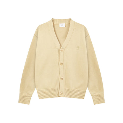 AMI  Cotton and wool cardigan