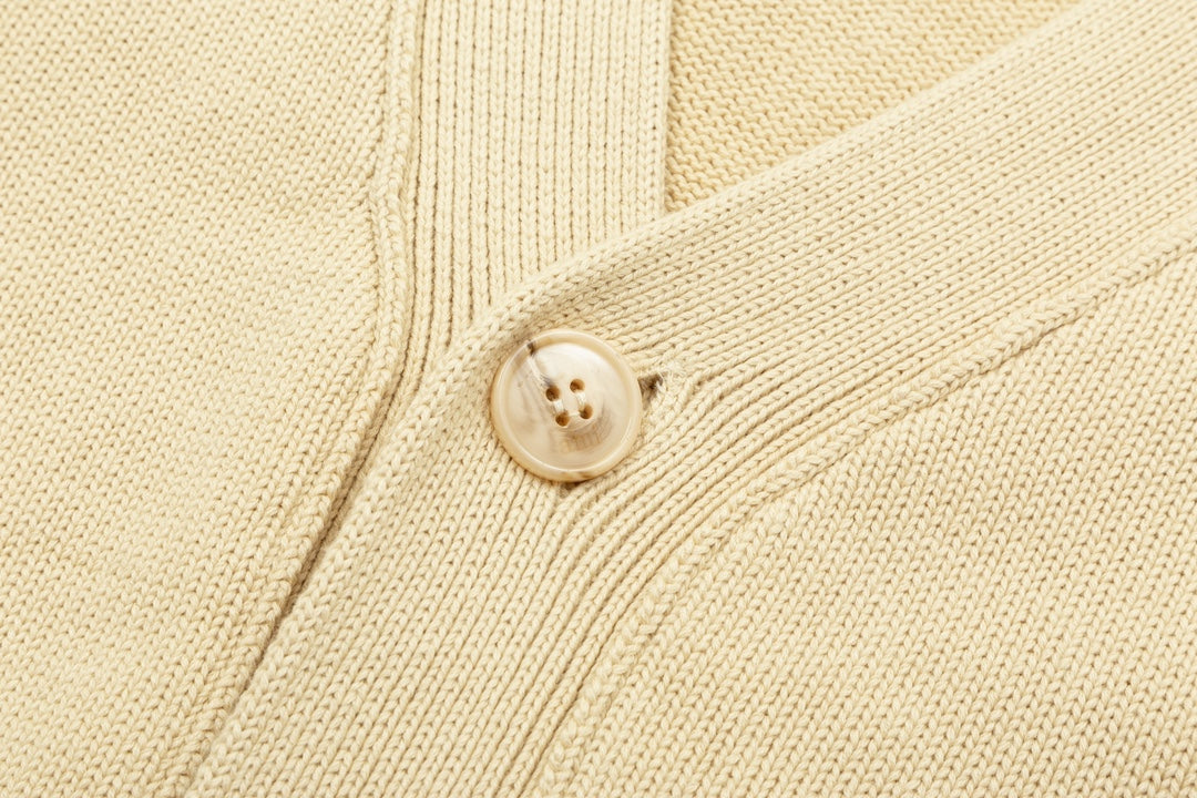 AMI  Cotton and wool cardigan