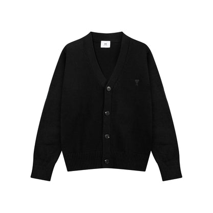 AMI  Cotton and wool cardigan