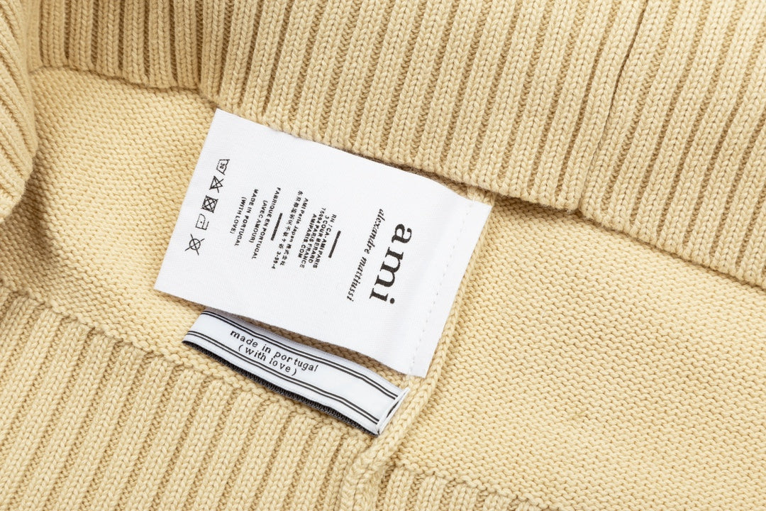 AMI  Cotton and wool cardigan