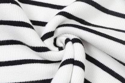 AMI  Cotton and wool striped sweater