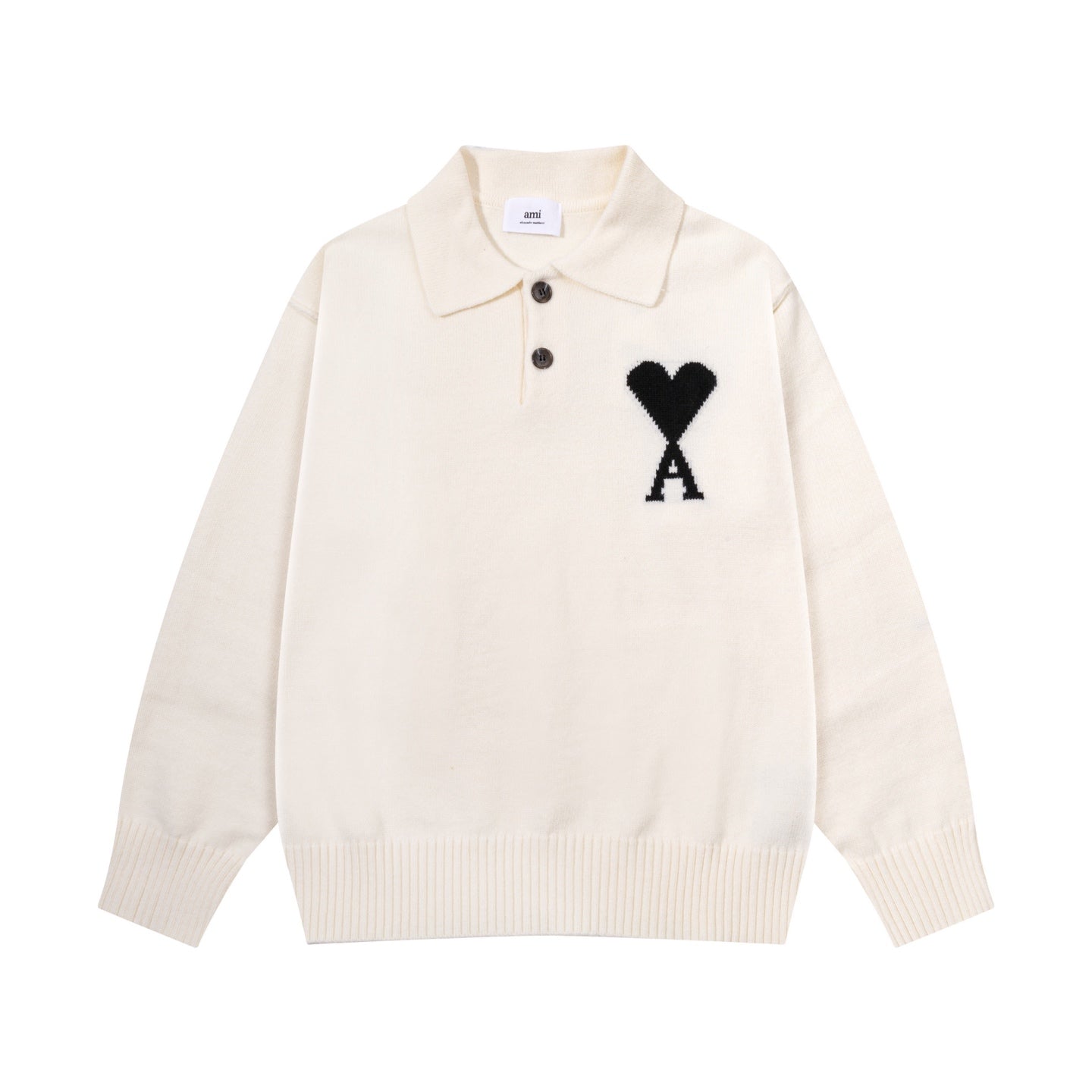 AMI  Cotton and wool sweater