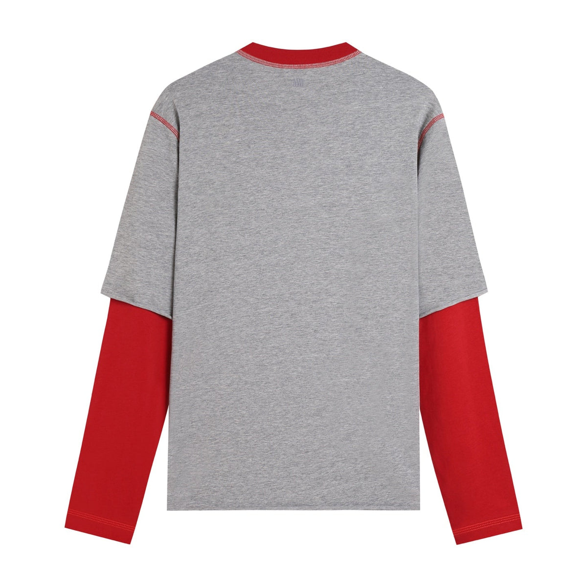 AMI "Fake two-piece" long-sleeve T-shirt