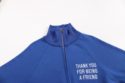 AMI  Embroidered half-zip sweatshirt