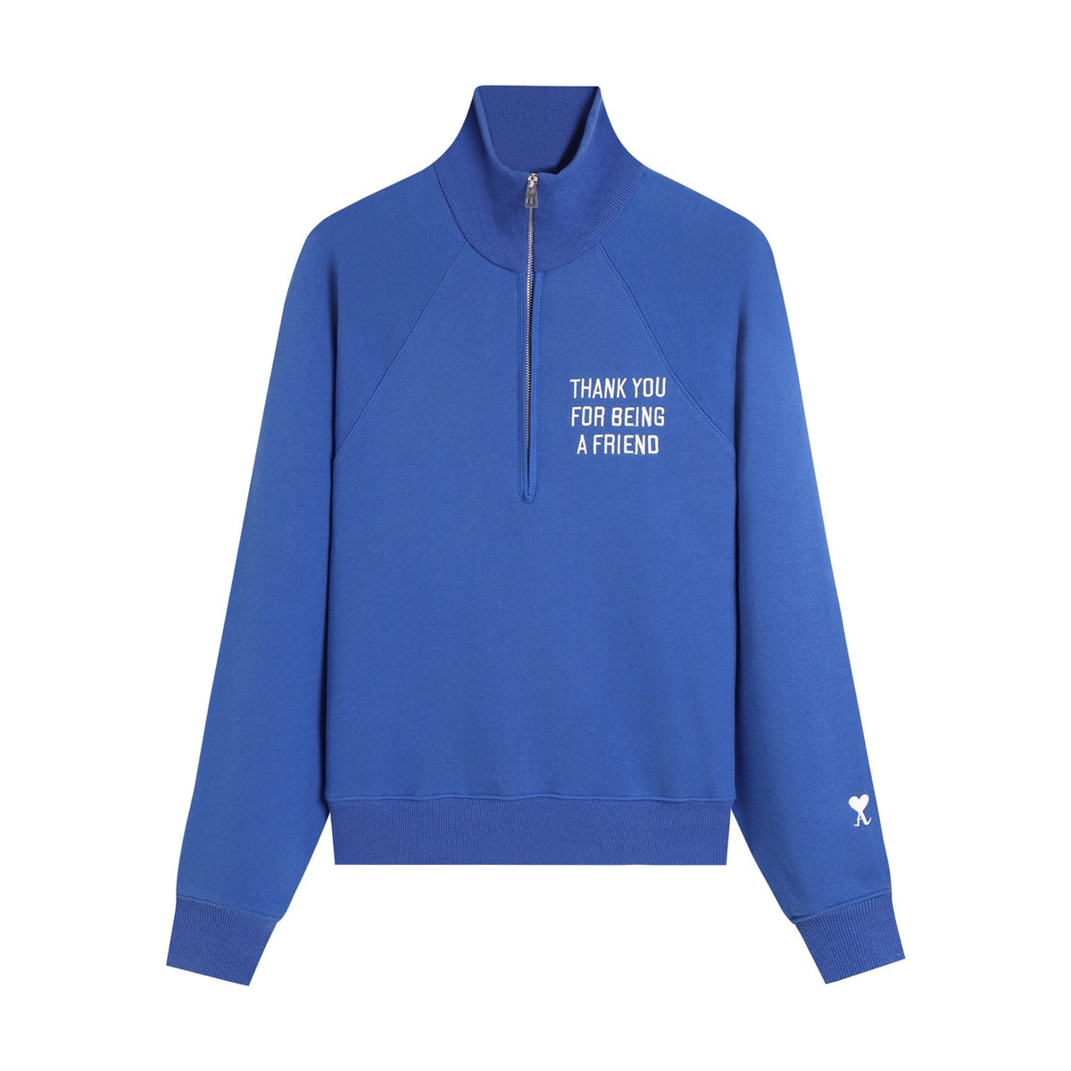AMI  Embroidered half-zip sweatshirt