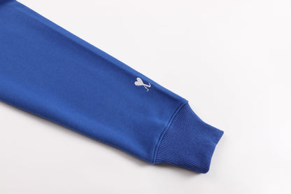 AMI  Embroidered half-zip sweatshirt