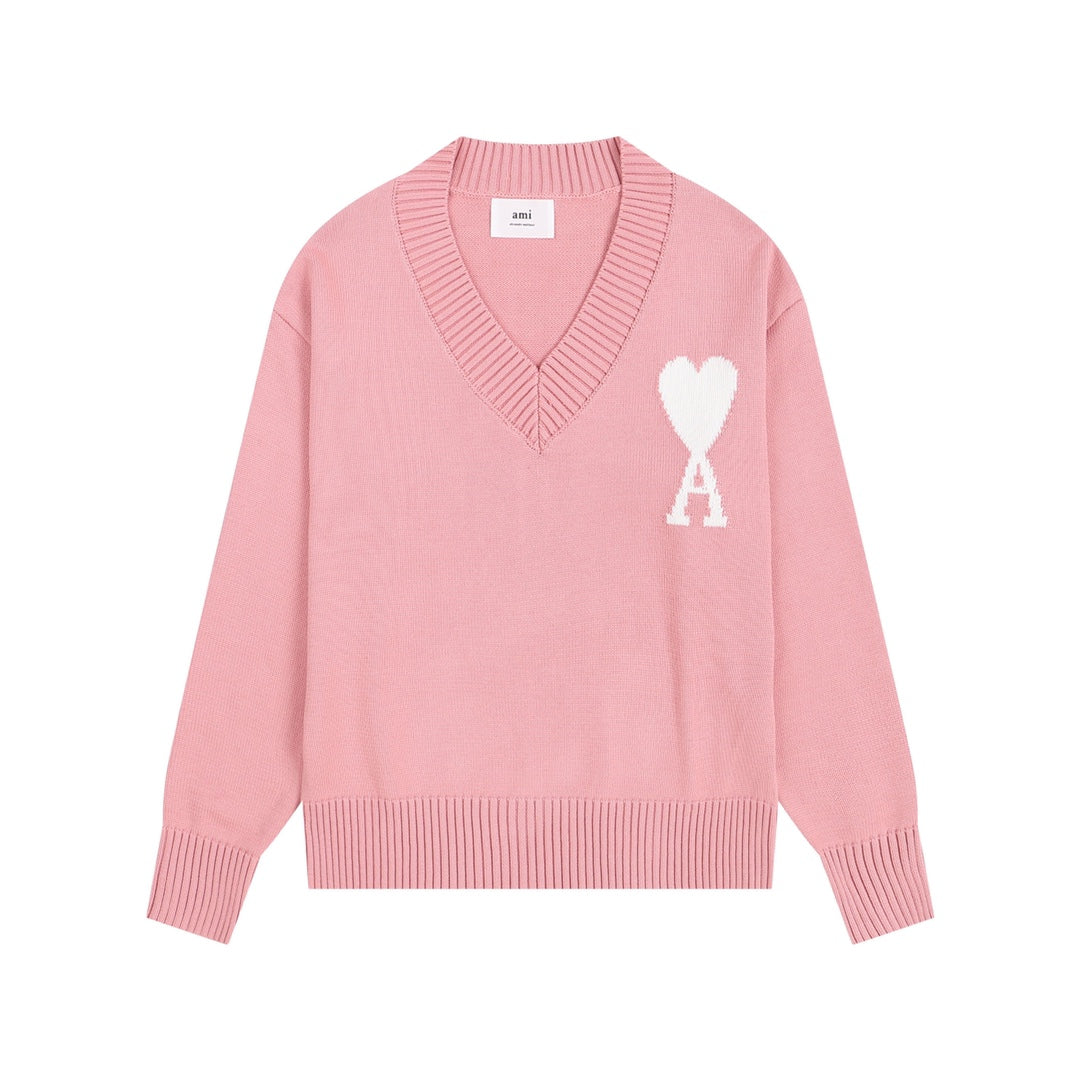 AMI Cotton and wool sweater