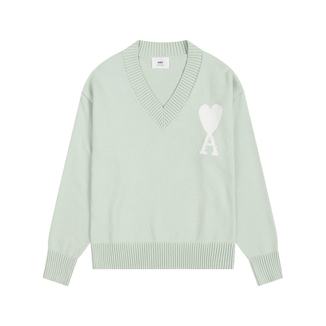AMI Cotton and wool sweater
