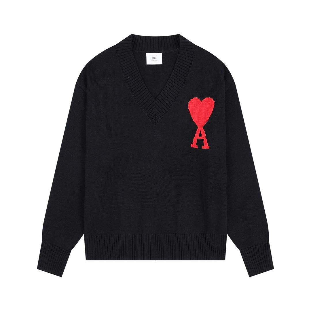 AMI Cotton and wool sweater
