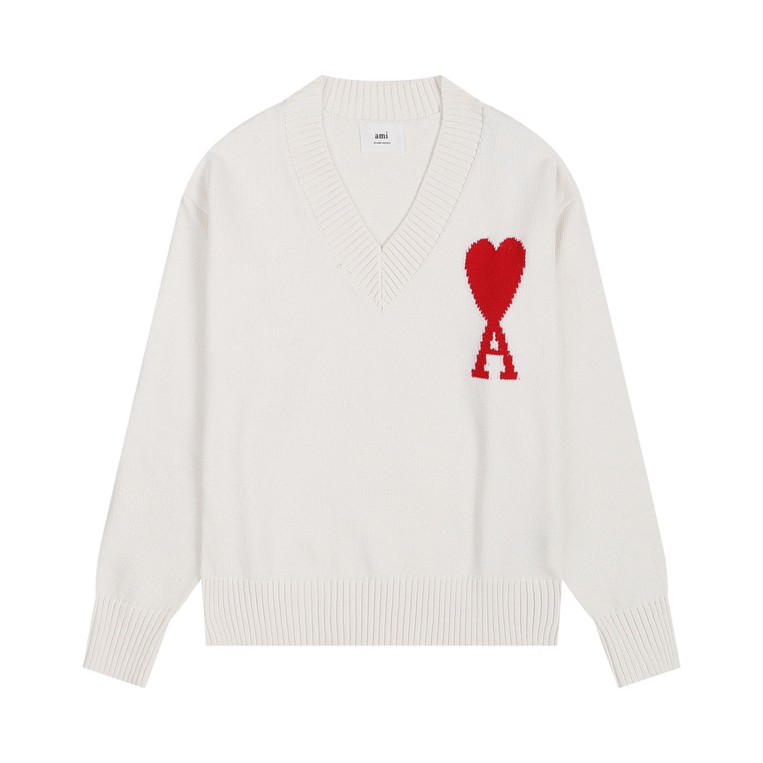 AMI Cotton and wool sweater