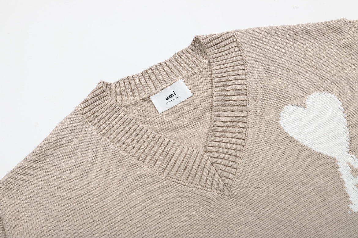 AMI Cotton and wool sweater