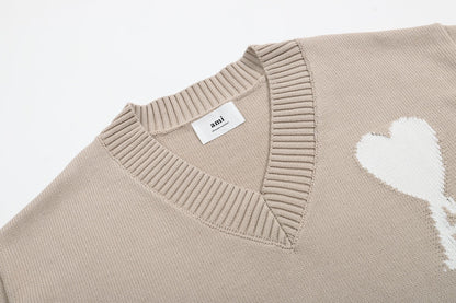 AMI Cotton and wool sweater
