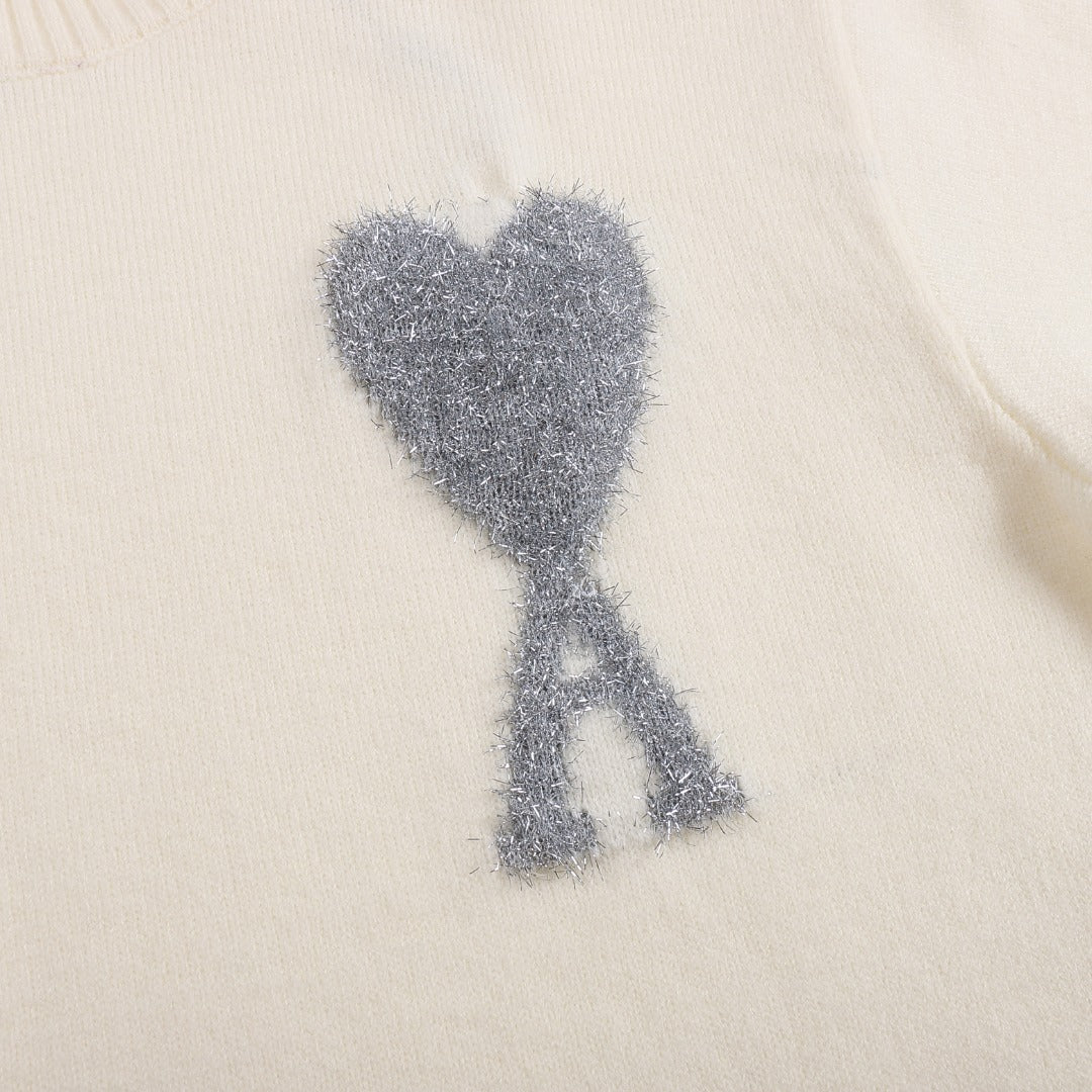 AMI  Cotton and wool sweater