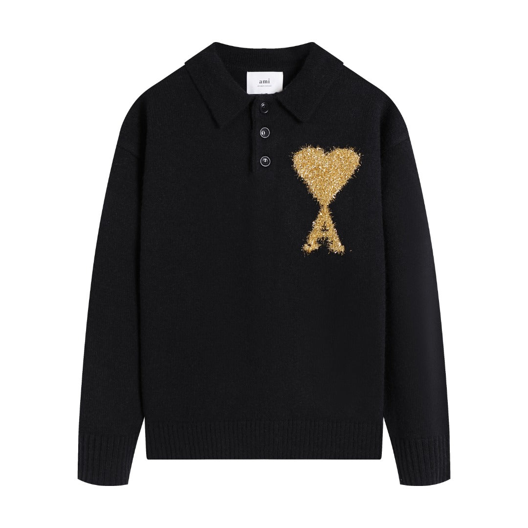 AMI  Cotton and wool sweater