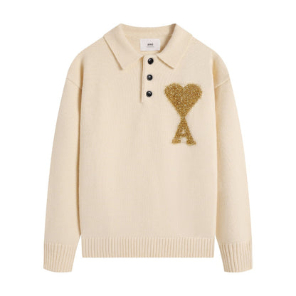 AMI  Cotton and wool sweater