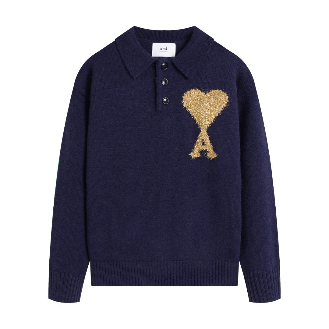 AMI  Cotton and wool sweater