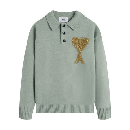 AMI  Cotton and wool sweater