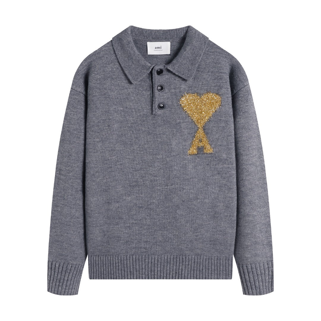 AMI  Cotton and wool sweater