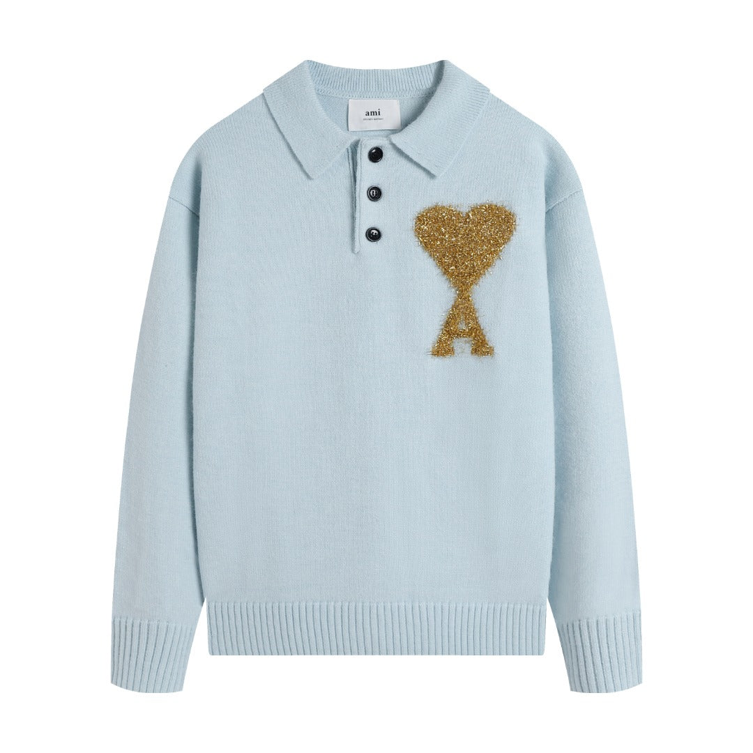 AMI  Cotton and wool sweater