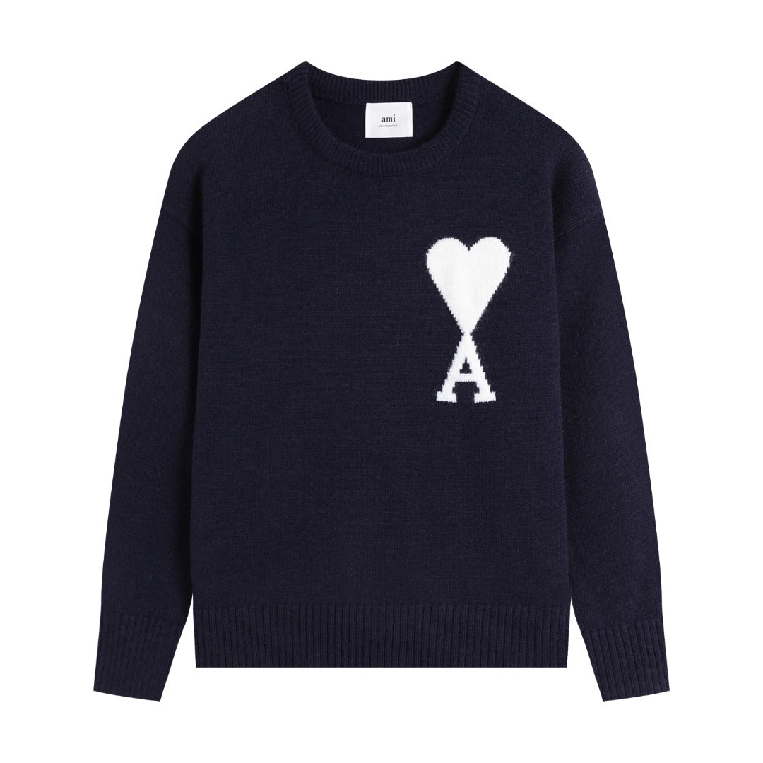 AMI  Cotton and wool sweater
