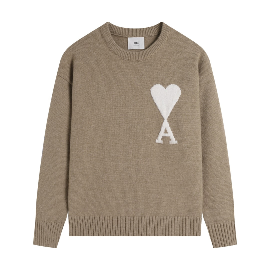 AMI  Cotton and wool sweater