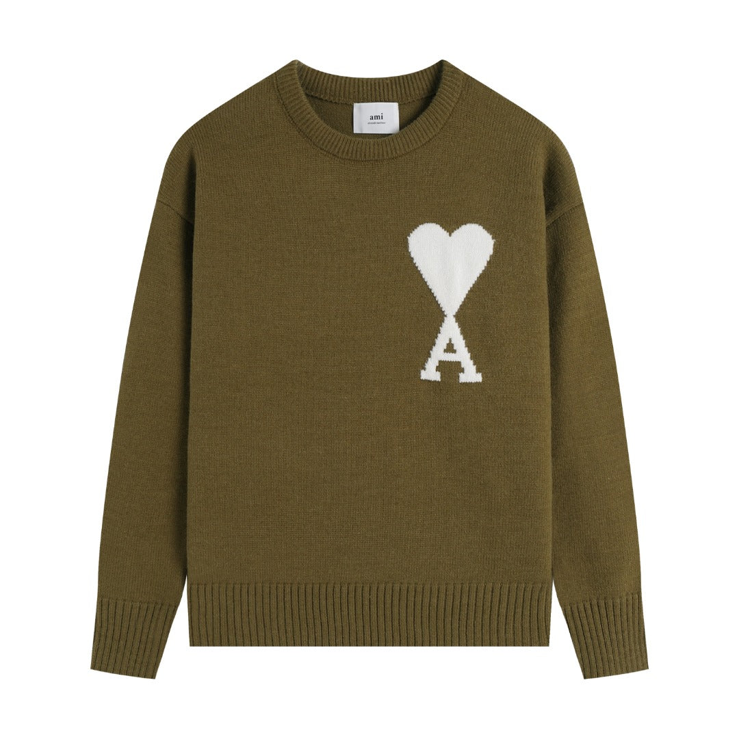 AMI  Cotton and wool sweater