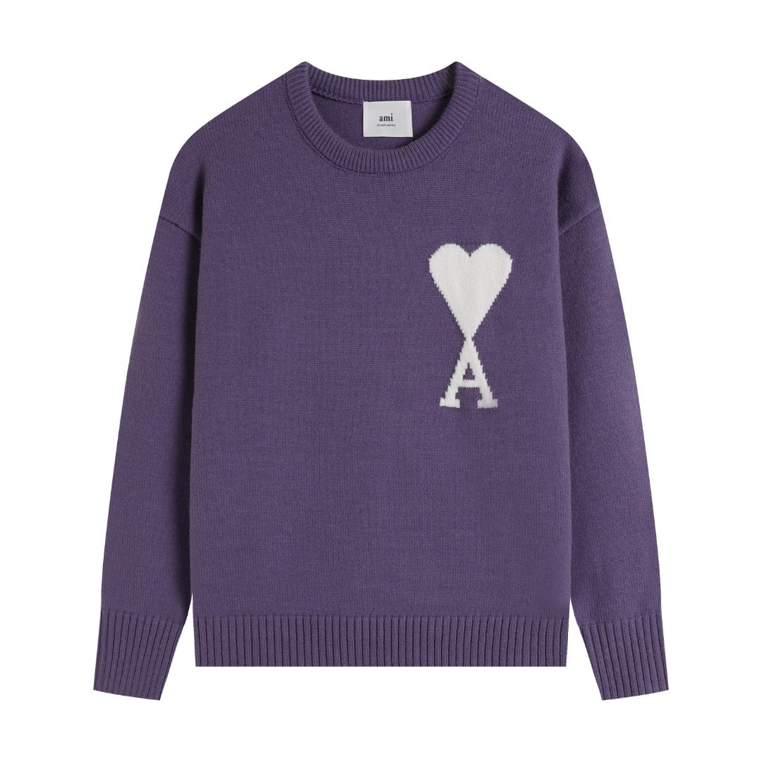 AMI  Cotton and wool sweater