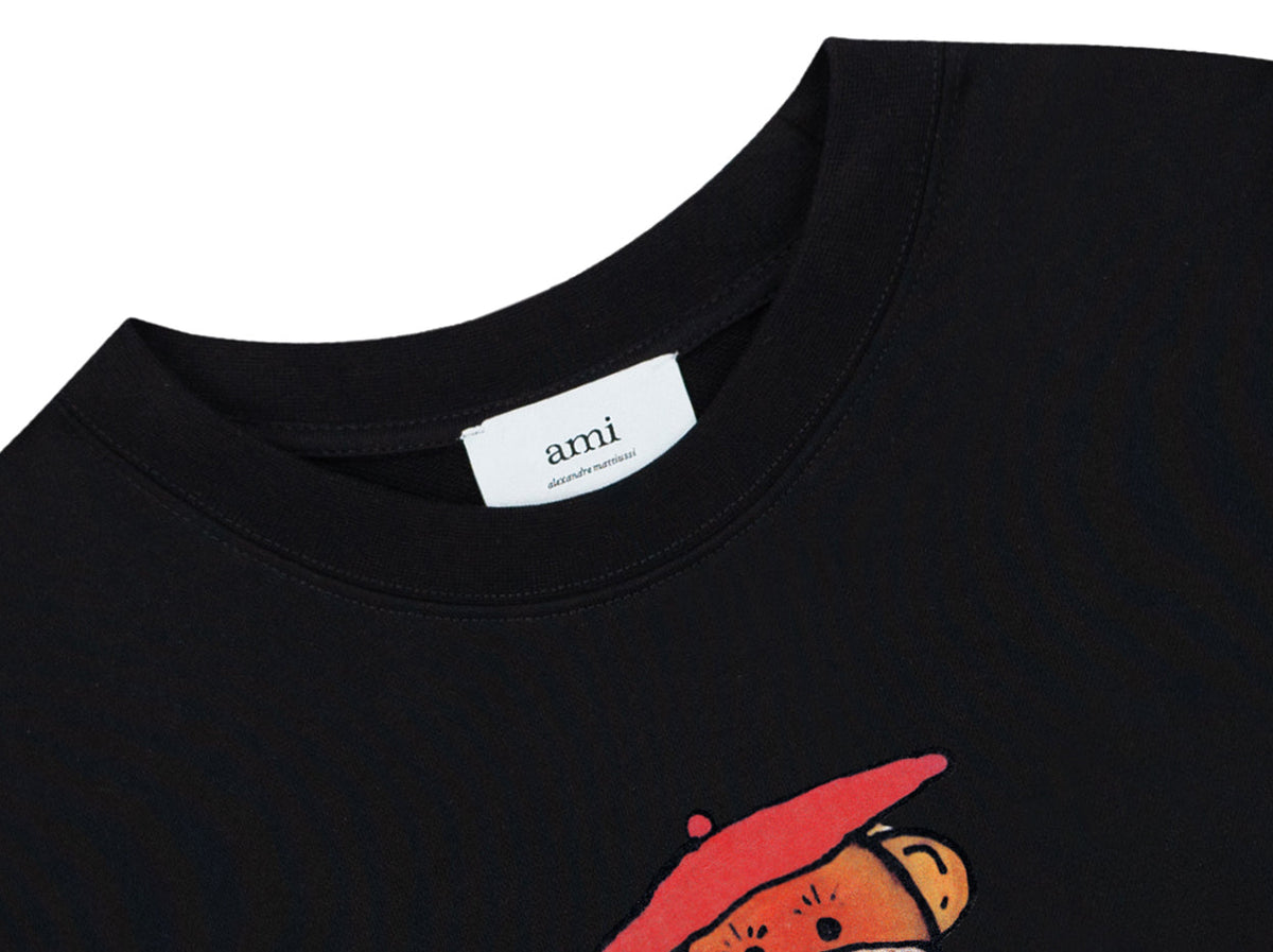 AMI  Letter-print crewneck sweatshirt