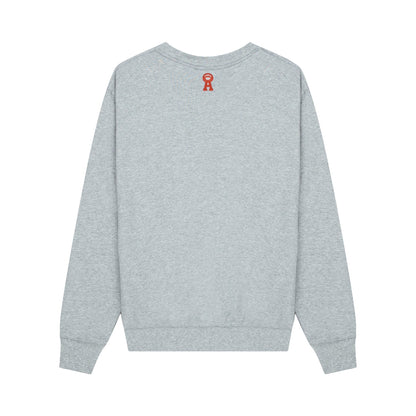 AMI  Letter-print crewneck sweatshirt